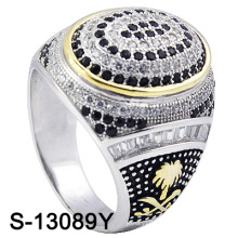 2016 Newest Models Silver Jewelry Micro Setting Ring for Man (S-13089Y, S-12844, S-13089, S-12752, S-12867, S-12839)